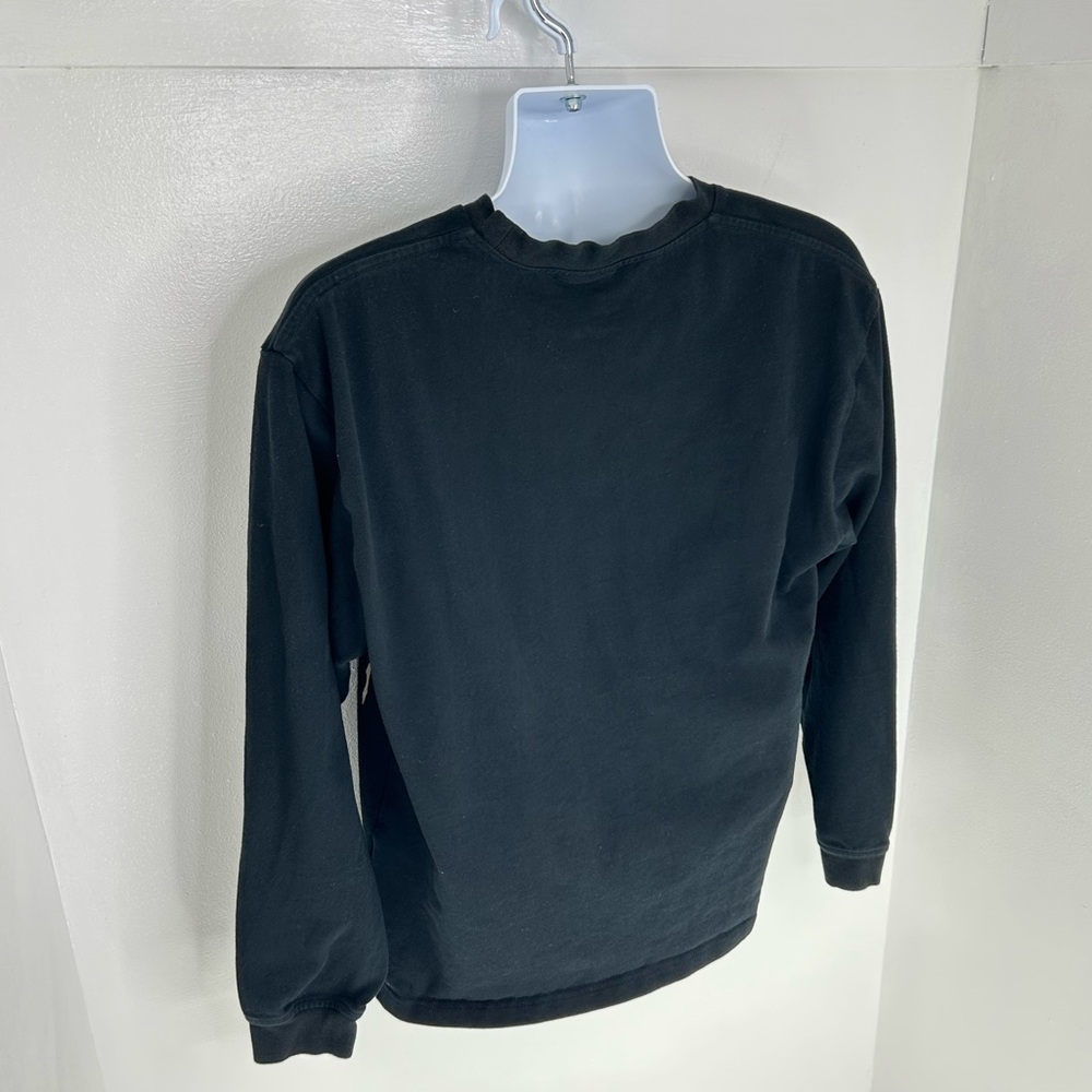 Pleasures Shatter Long Sleeve‎ T Shirt Size Large Streetwear Crewneck Black Logo - Picture 7 of 11